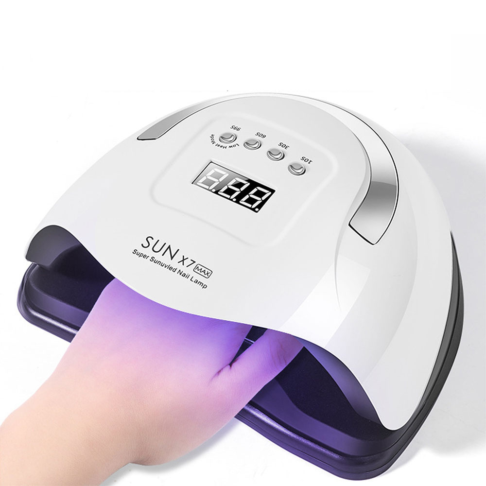 LINMANDA SUNX7 MAX 150w lampe à ongles Led Uv pour manucure 57 Led Uv Gel sèche-vernis à ongles Irradiation à 180 degrés sans Angle mort
