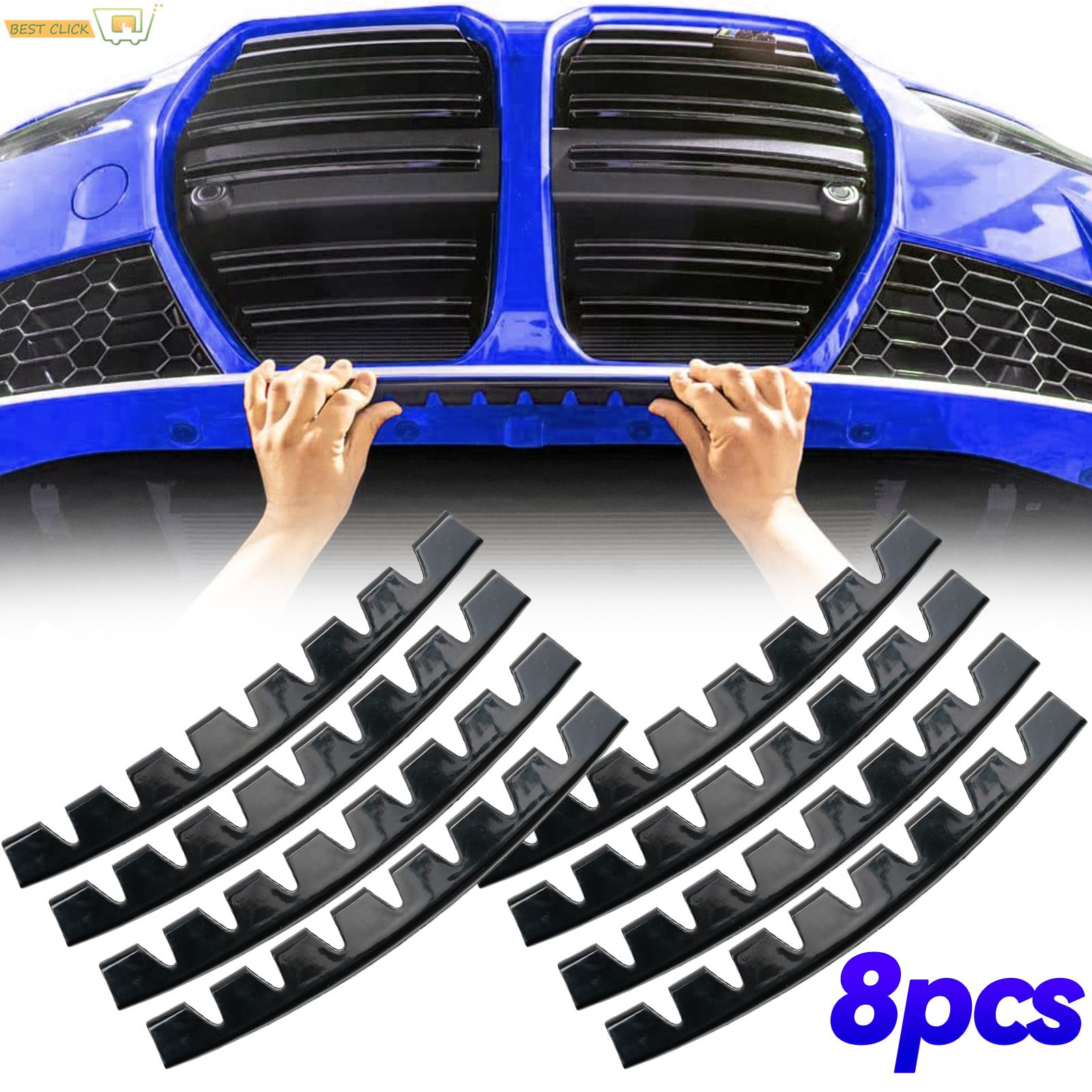 8 Uds SPORT Universal protector de parachoques delantero de coche chasis antiarañazos Kit antideslizante Protector de raspar placa de deslizamiento DIY con preatunta