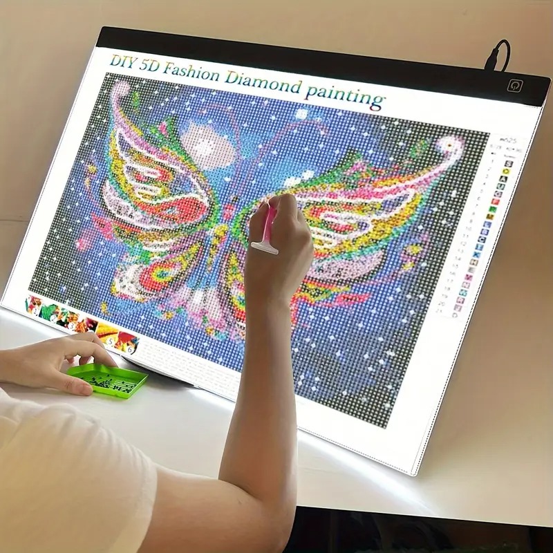 Bloc-notes à dessin Led A3, 3 niveaux de luminosité réglable, pour animation, peinture, jouets éducatifs, cadeau, bloc-notes à lumière réglable pour enfants