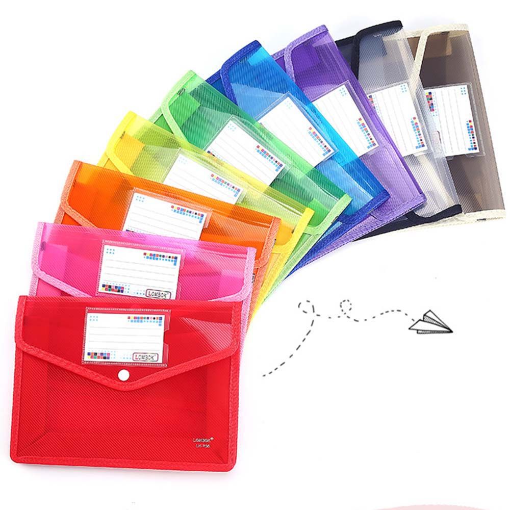 Carpeta de almacenamiento de archivos A4/A5, organizador de archivos impermeable, bolsa de Pvc, portafolio de papel, organizadores de oficina