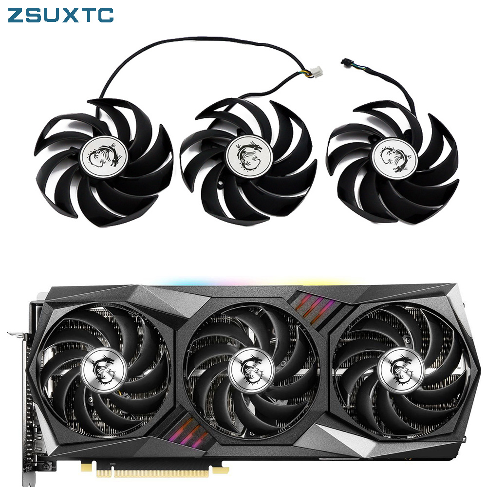 PLD09210S12HH 90 MM 4PIN voor MSI Geforce RTX3080 3080Ti RTX3060 3060 Ti Rtx 3070 3080 3090 Gaming X Trio Grafische kaart Fans