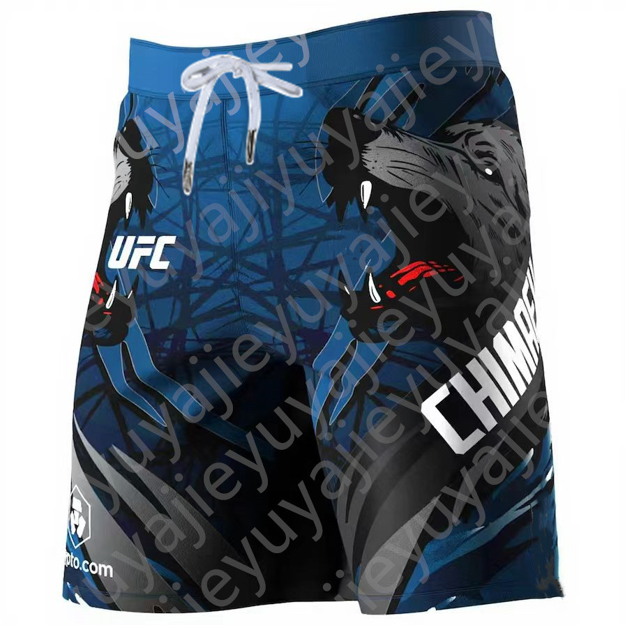 2025Последние UFC Sanda Fighting Night Joint Training Боксерские шорты Муай Тай Быстросохнущие Свободные Дышащие