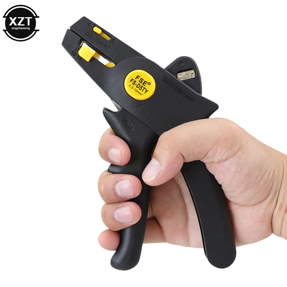 Outil de dénudage de fil multifonction, pince à dénuder, coupe automatique, ciseaux de câble D5, multi-outils de précision réglable