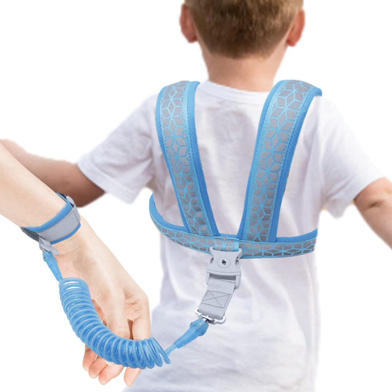 Toddler Harnesses Prevent Loss- Anti Lost Wrist Link for Toddlers Leashes 1-6year,Baby Harnesses Wristband Tether Strap