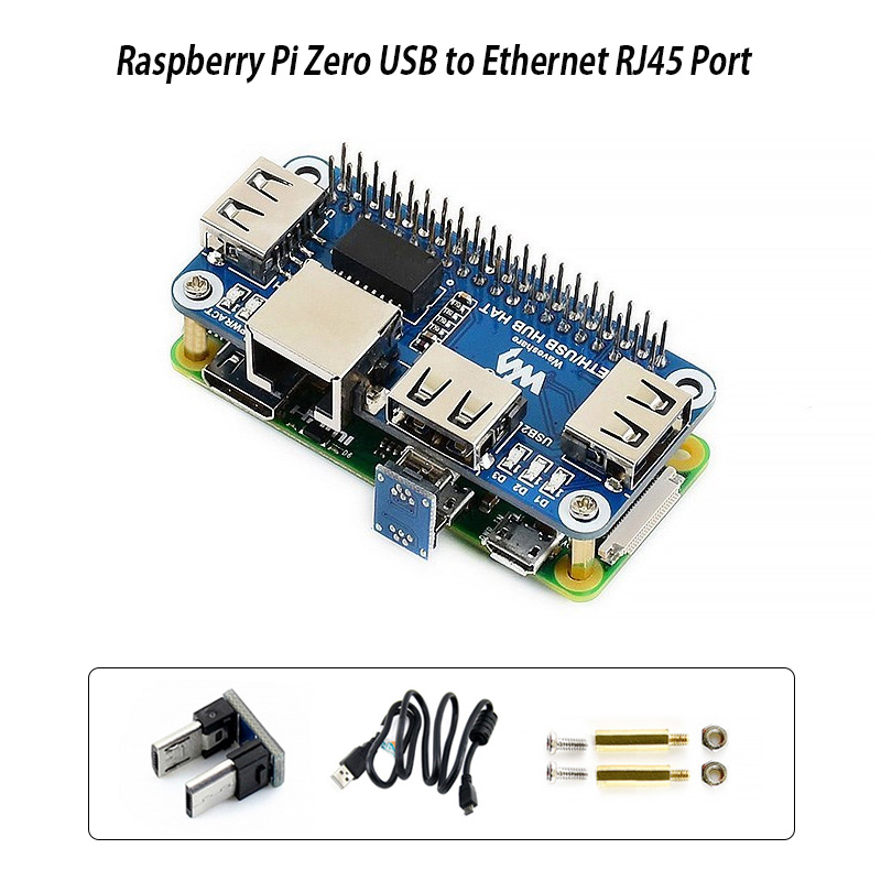 Raspberry Pi USB-Ethernet RJ45 Сетевой порт HUB HAT Плата расширения разветвителя для Raspberry Pi 4B 3B+ 3B Zero 2B W WH
