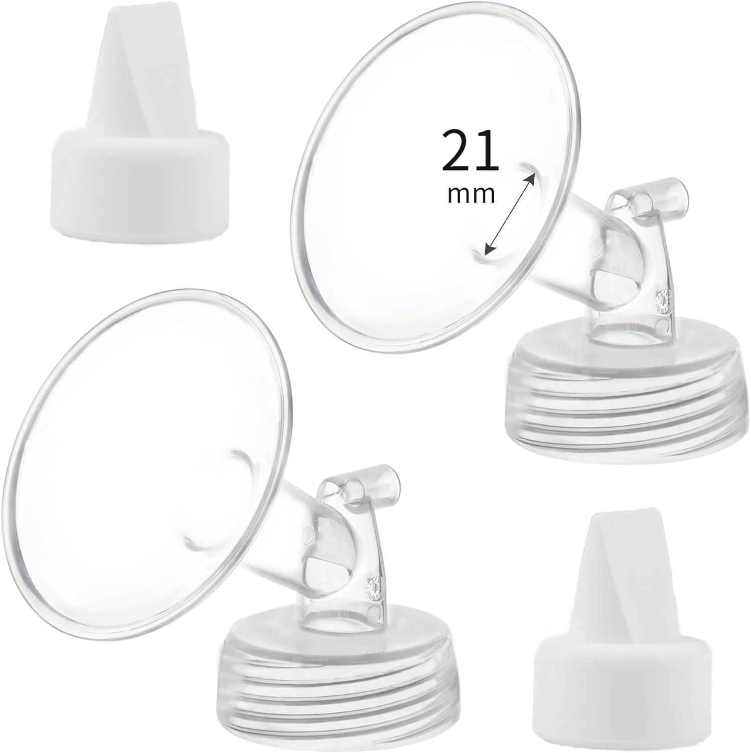 Válvula de brida y pico de pato compatibles con extractor de leche Spectra S1 S2 9 Plus, repuesto para accesorios de piezas de bomba Spectra