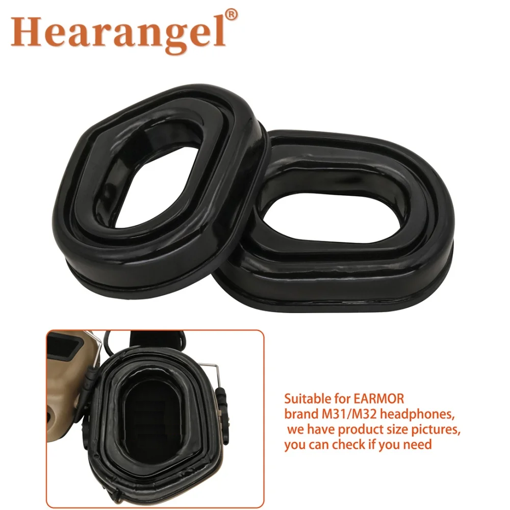 Hearangel M31 Airsoft гарнитура гелевые амбушюры для EARMOR M31/M32 тактическая гарнитура военные антишумные аксессуары для наушников для стрельбы