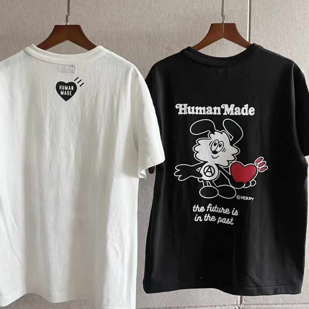 Camiseta de Algodón Slub para Hombre y Mujer, Diseño Gráfico de Corazón sin Costuras, Verano 2026