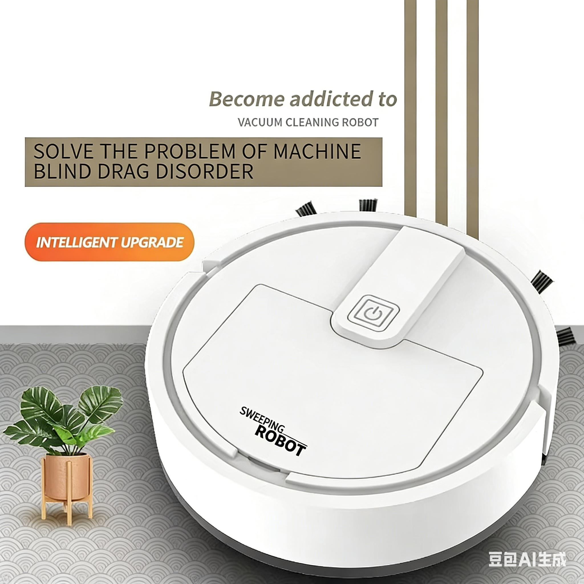 Robot Aspirador Inteligente 3 en 1 para el Hogar, Carga USB, Máquina de Barrido, Polvo, Pelo de Mascotas, Aspiradora, Electrodoméstico, Regalos