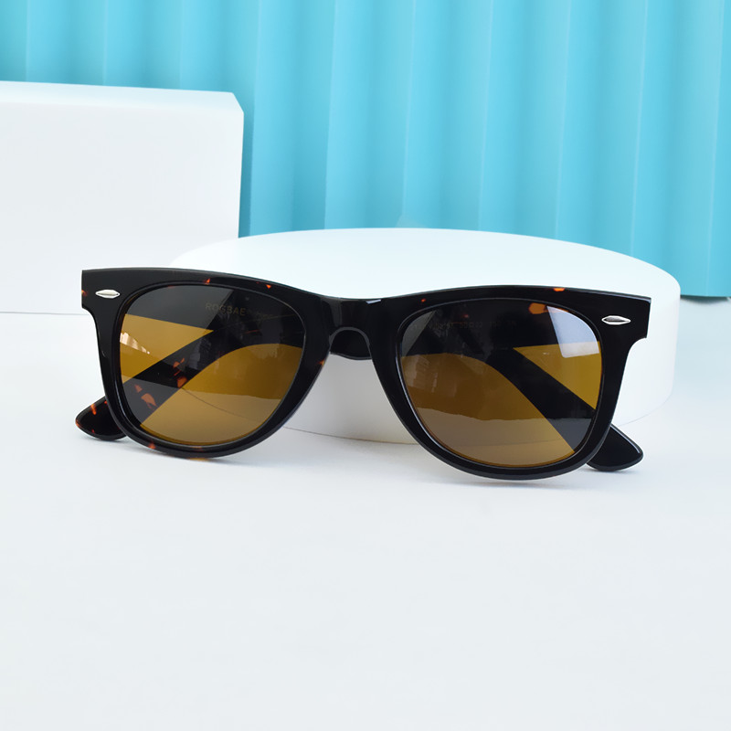 ROG BAE Merk Klassieke Aangepaste Zonnebril S2140 Luxe Designer Acetaat Frame Zonnebril Mannen Vintage Designer Gafas De Sol