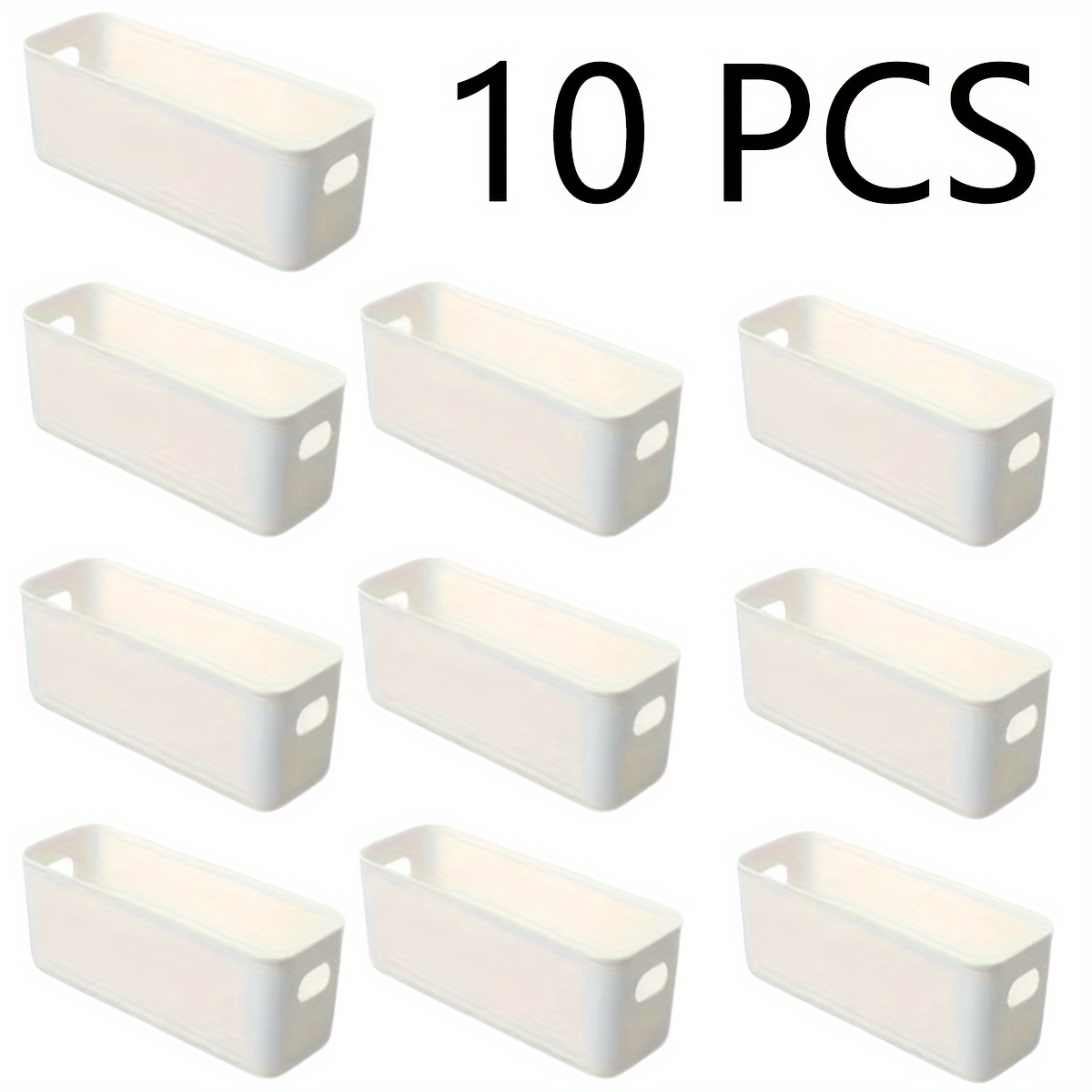 10 pçs caixa de armazenamento multifuncional durável caixa de armazenamento de mesa de grande capacidade armazenamento de roupa interior adequado para armazenamento de artigos diversos