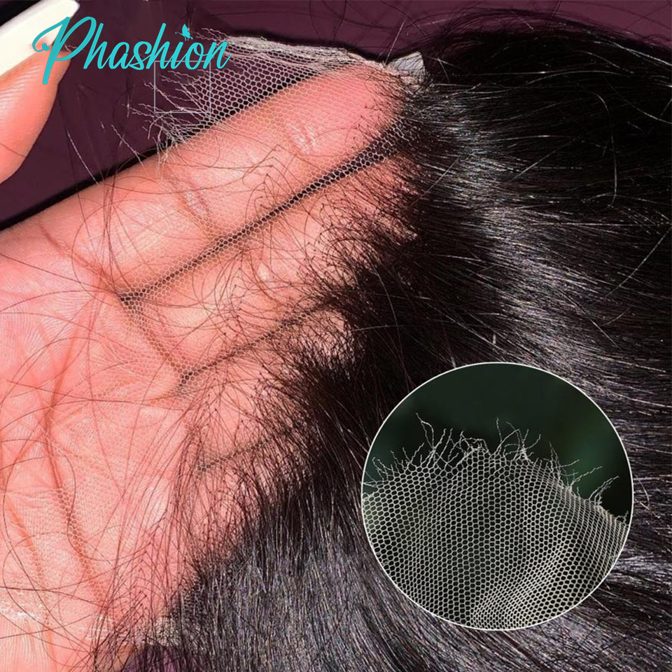 Phashion HD 13x6 13x4 ลูกไม้ด้านหน้าตรง Pre Plucked 4x4 5x5 6x6 Swiss Full ปิดเท่านั้นสีดําธรรมชาติ 100% Remy Human Hair