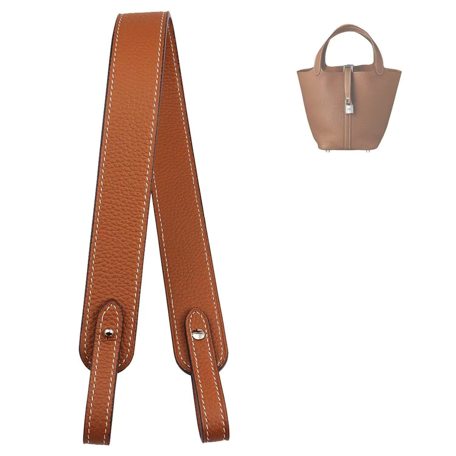 1 Uds. Correa de cuero PU para bolso, correas de hombro de repuesto para bolso, bandolera de piel de vaca, correa para bolso, accesorios de viaje