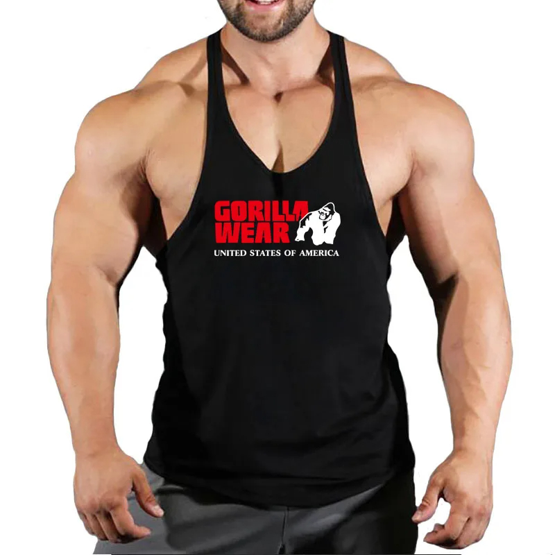 Chemise inférieure de Fitness sans manches pour hommes, chemise de sport américaine, nouvelle collection printemps, débardeurs d'entraînement respirants sans manches