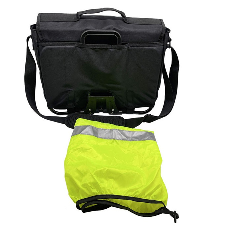 Tas Sepeda & Panniers Digunakan untuk Bropengeras Birdy Tas Tangan Tas Penyimpanan Depan Sepeda Lipat dengan Penutup Tahan Hujan Dudukan Aluminium