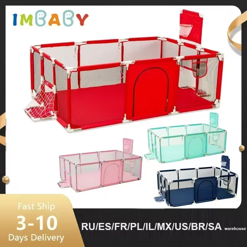 Imbaby cercadinho mais popular para crianças, vários estilos, cercadinho para bebês, barreiras de segurança, cerca interna, jogo infantil, cercadinho