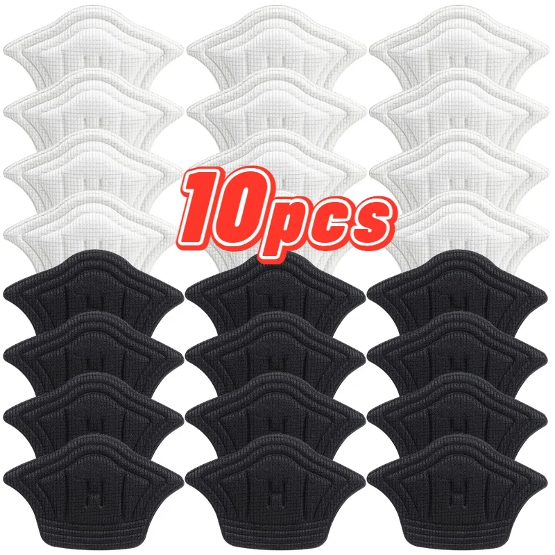 신발에 대 한 10Pcs 발 뒤꿈치 Insoles 스포츠 신발에 대 한 패치 발 뒤꿈치 패드 조정 가능한 크기 피트 패드 깔 착 신발 뒤꿈치 보호대 다시 스티커