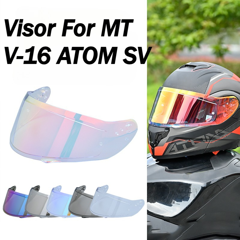 ชิลด์หมวกกันน้ำสำหรับหมวกกันน้ำ MT-V-16 สำหรับหมวกกันน้ำ MT ATOM SV Disposter Helmet Library