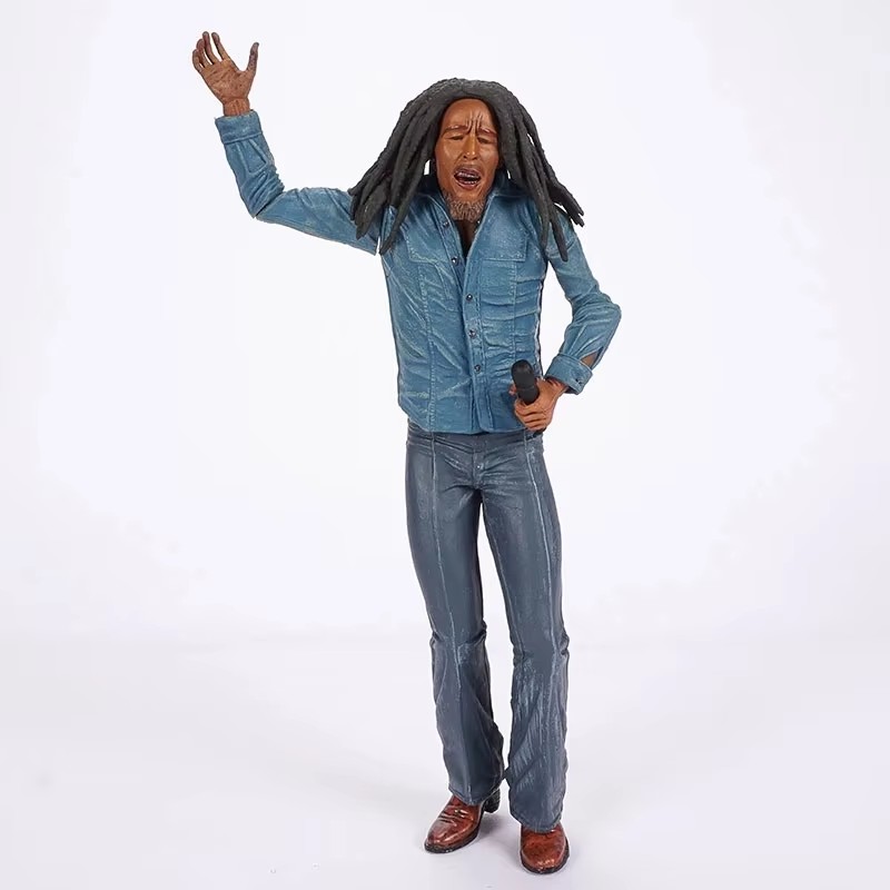 BobMarley-figura de Leyendas musicales, adornos para coche, accesorios de Interior de coche, decoración, regalo de cumpleaños, modelo de juguete de escritorio