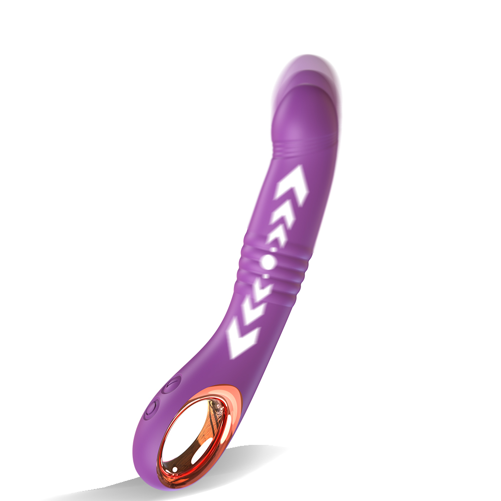 Thrusting Clitoral Vibrator G-Spot Massager Vibrating Dildo Sex Toys For Women Masturbator