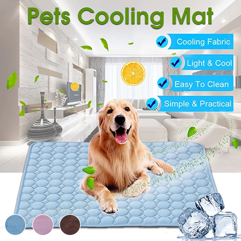 Tappetino per cani Tappetino estivo rinfrescante per cani Coperta per gatti Divano Letto per cani traspirante per animali domestici Lavabile estivo per cani di taglia piccola, media e grande