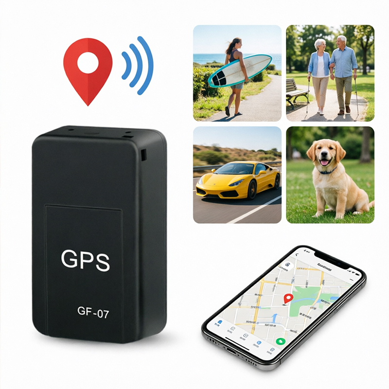 GF07 Magnetyczny Mini Lokalizator Samochodowy GPS Śledzenie w Czasie Rzeczywistym Urządzenie Lokalizujące Magnetyczny Lokalizator GPS Lokalizator Pojazdów w Czasie Rzeczywistym Lokalizator Zwierząt