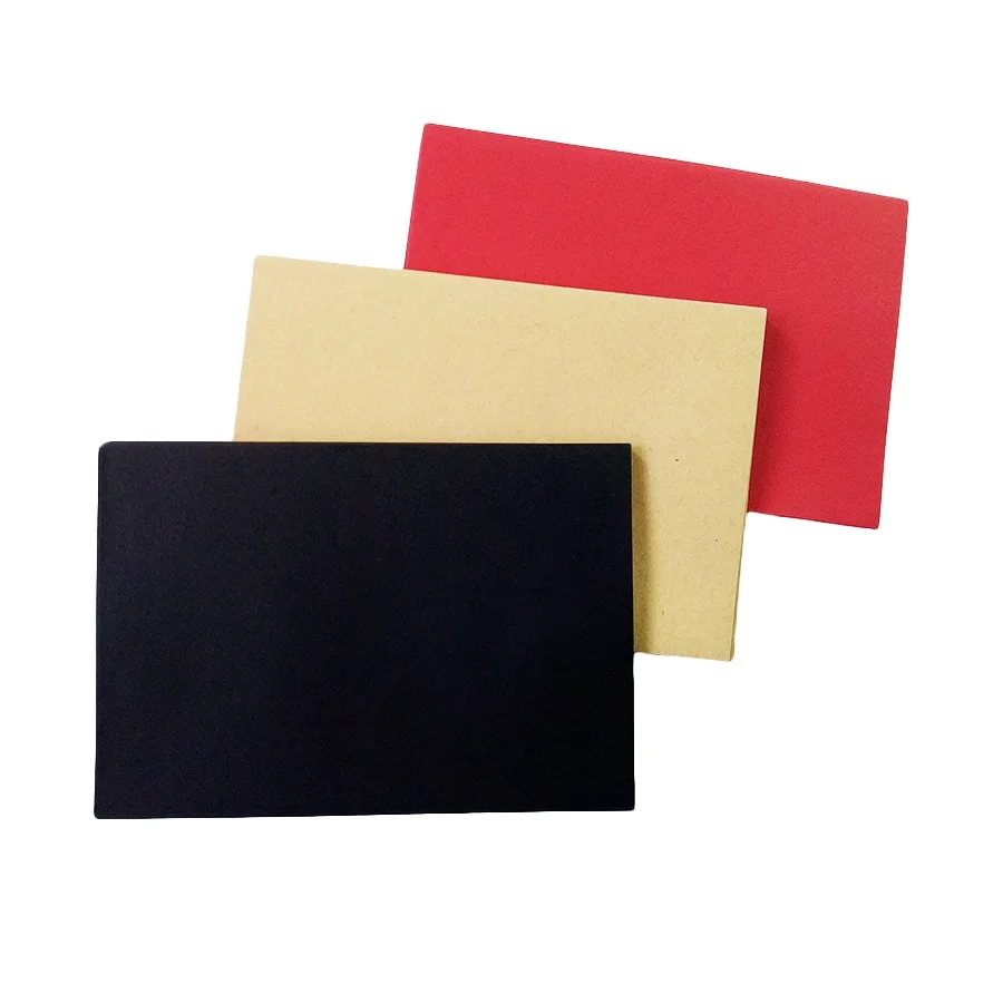 10pcs/lot Red Kraft Black Paper Envelope Vintage European Style For Sobres Invitacion Card Scrapbooking Gift Envelope Wedding