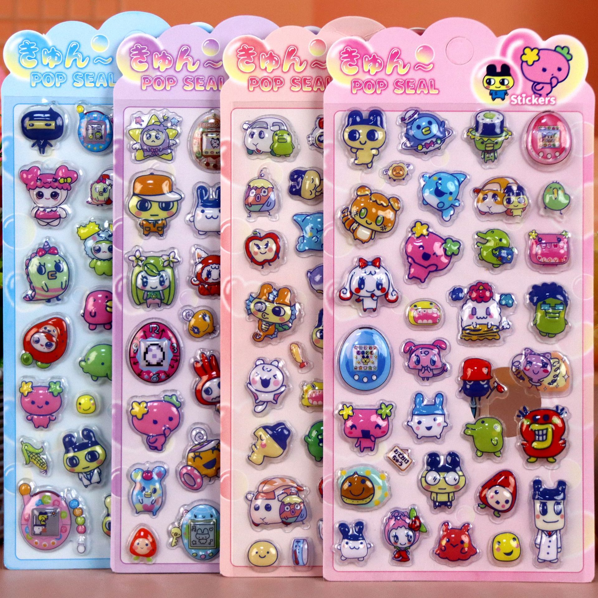 Hot 3D Relief Hollow Stickers - Leuke Cartoon Anime-stickers Waterdicht voor kinderen Laptop Decor & Anime Fans Cadeau Cadeaus