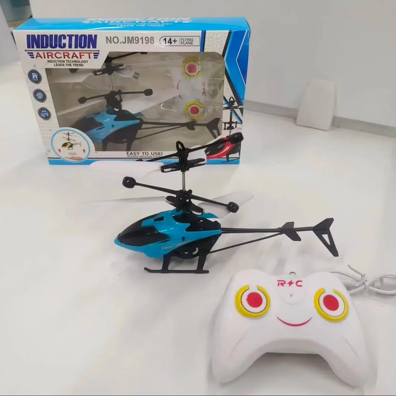 Mini Drone RC Recarregável Sem Controle Remoto, Brinquedos de Helicóptero RC, Indução de Flutuação, Seguro e Resistente a Quedas