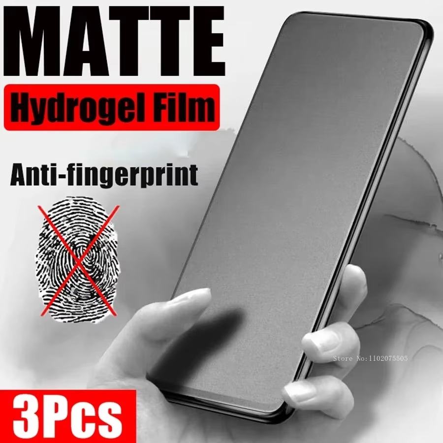 3 STKS Matte Hydrogel Film Voor Redmi Note 13 12 11 10 9 Pro 12 S 11 S 10 S Screen Protector Voor Redmi 13 13C 12 10 9 8