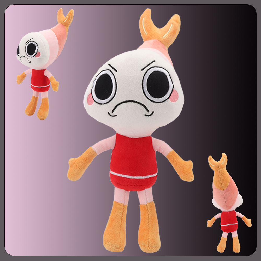 39 cm/15,35 Zoll Dandy’s World Plüsch-Shrimpo Plüschtiere Spiel Peripheriefigur Puppe Geburtstagsgeschenke Spielzeug für Kinderzimmerdekoration