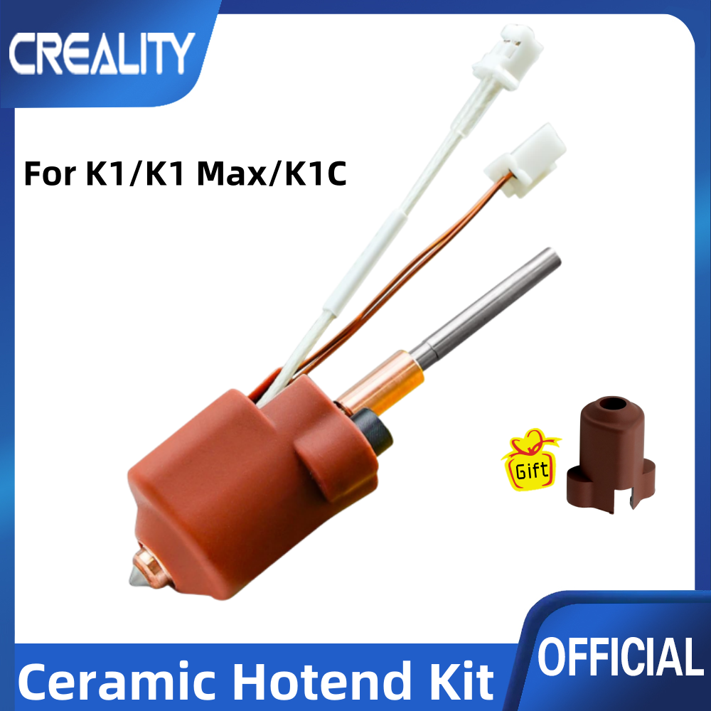 Kit de hotend en céramique Creality officiel K1/K1/Max/K1C compatible avec l'imprimante 3D, extrudeur intégré tout en métal