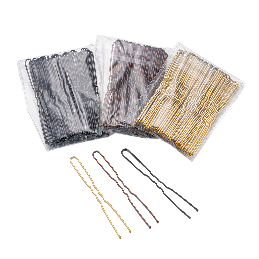 50 Uds. De horquillas y pinzas para el pelo de 50/60/70mm en forma de U para tocado, accesorios para horquillas para mujeres y niñas, decoración de joyería para la cabeza de boda y la novia