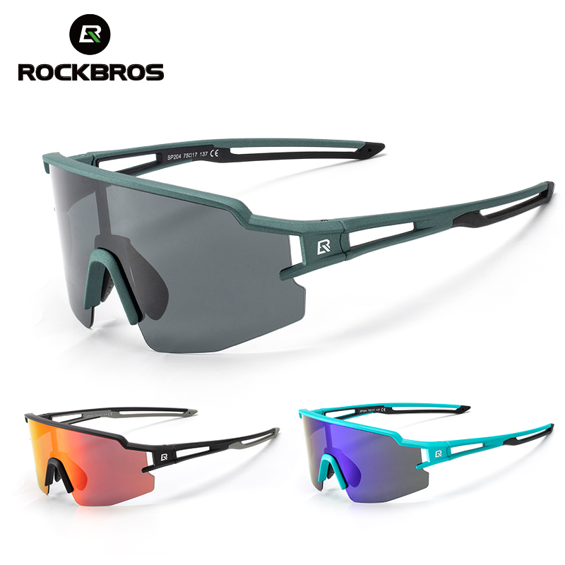 ROCKBROS Fahrrad Brille UV400 Radfahren Gläser Fahrrad Angeln Sonnenbrille Wandern Reiten Polarisierte/Photochrome Brillen Sport Goggle