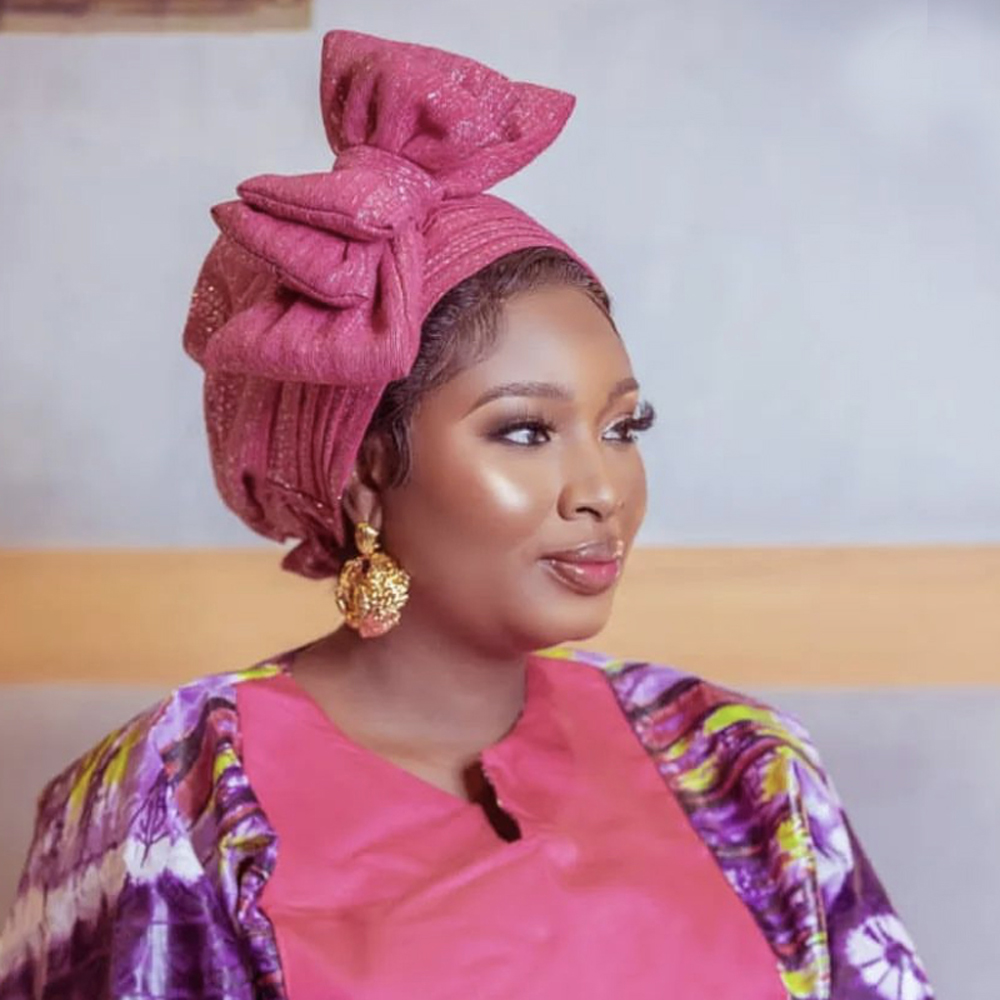 Turbante con lazo para Mujer, gorro con brillo metálico, gorro africano para envolver la cabeza, tocado de fiesta, pañuelo musulmán