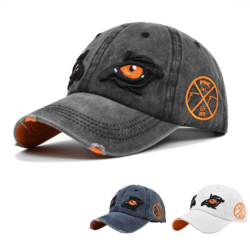 Bonés de beisebol de algodão lavado para mulheres homens águia olho bordado snapback chapéu vintage pai chapéu esportes ao ar livre casquette boné de caminhoneiro