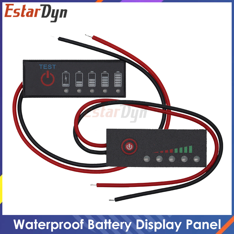 Pantalla de batería inteligente indicador de nivel de batería de litio 18650 Lipo Li-ion probador de carga de placa de capacidad 1S-5S 3,7-21V