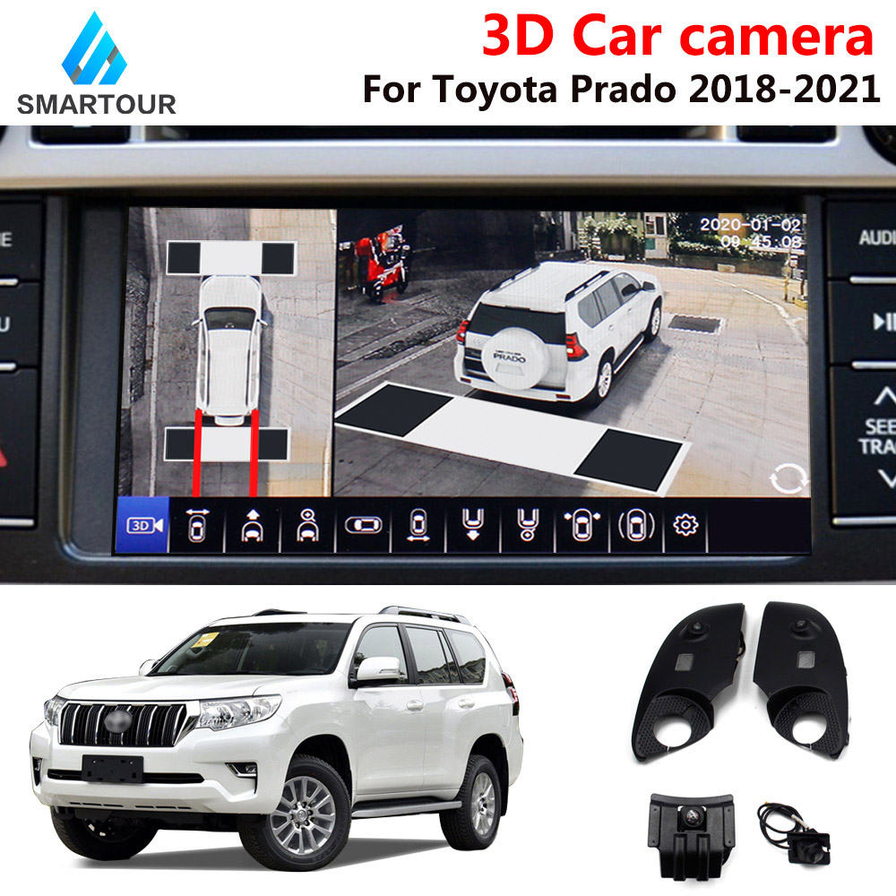 Smartour 360 Grad Vogel Ansicht System Surround View System Special Für TOYOTA PRADO 2014-2021 Auto DVR Aufnahme