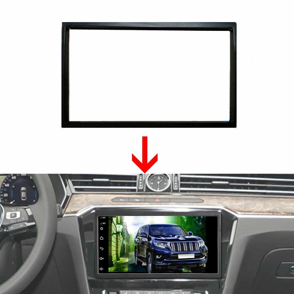 ユニバーサルカーステレオラジオパネル 2Din フレームサラウンドパネルエレクトロニクス GPS ナビゲーション筋膜ベゼル 7 インチ画面カーオーディオ