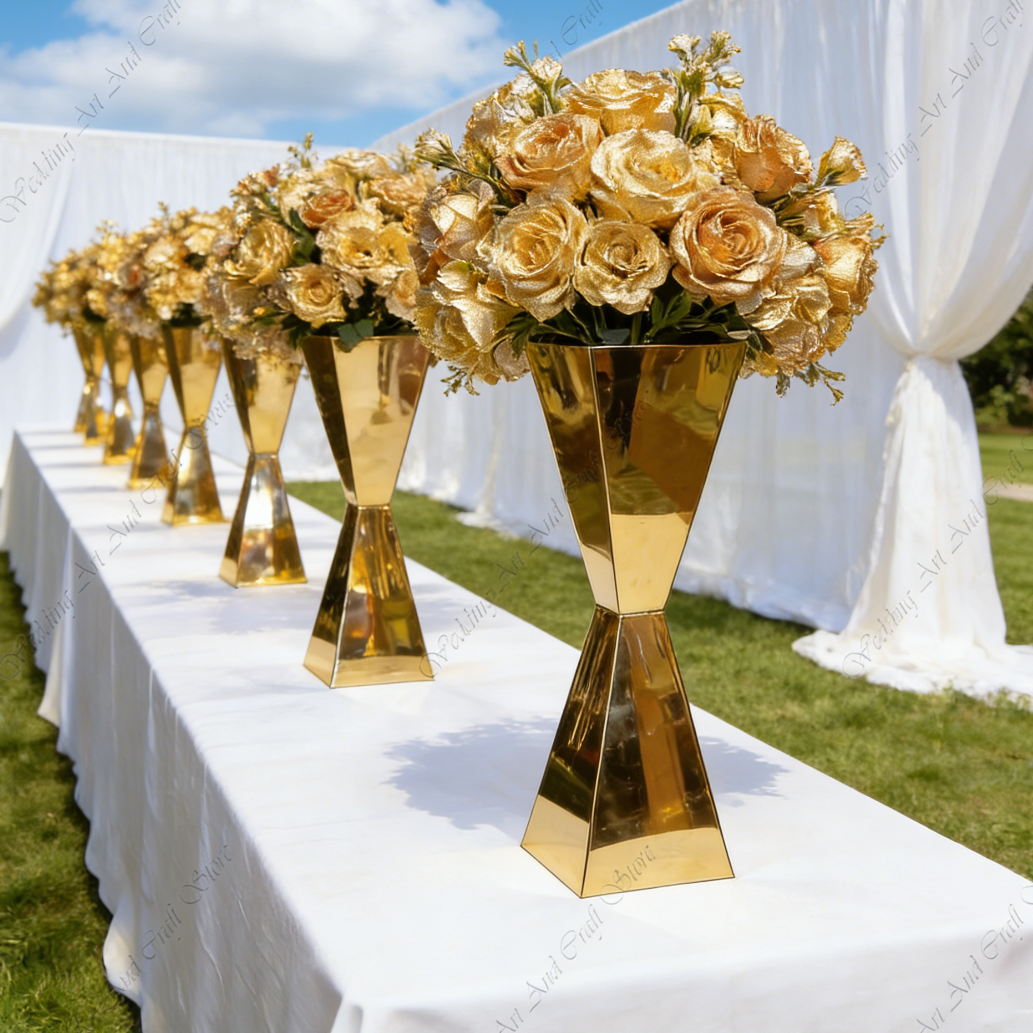 6 stks 80-110 cm f30 Bruiloft Dessert Tafelornamenten Romeinse Pijler Verkeersbord Decoratie Bruiloft Display Verjaardagsfeestje Props ivy566