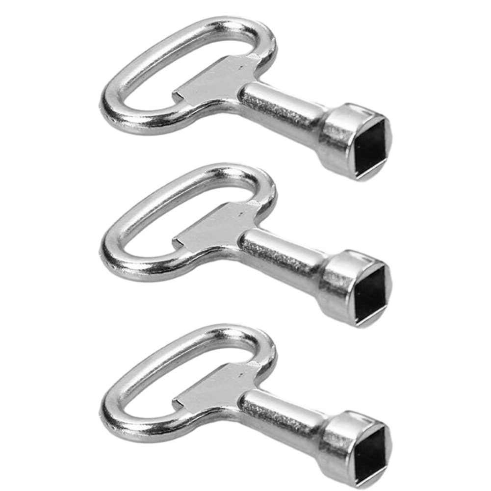 3Pcs Platz Schlüssel Platz Schlüssel Wasserhahn 8mm Belüftung Schlüssel Edelstahl Elektrische Schrank Türschloss Drehen Zunge Schloss wasserhahn
