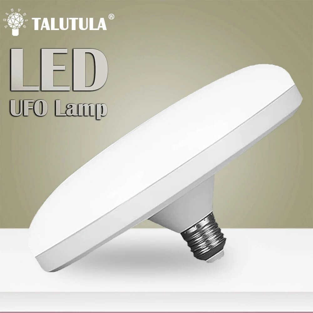 E27 LED 省エネ電球 AC220V 家庭用 6500K 白色光高演色寝室レストラン UFO 電球