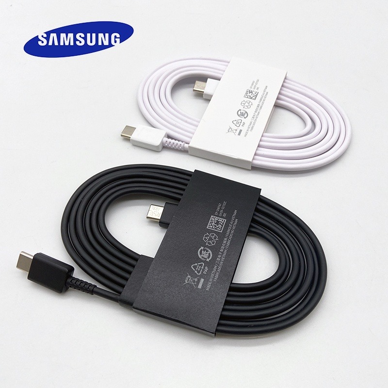 Cable Samsung tipo C de 1,8 M, 3A, línea de datos de carga súper rápida para Galaxy S23 S20 S21 S22 Plus Ultra