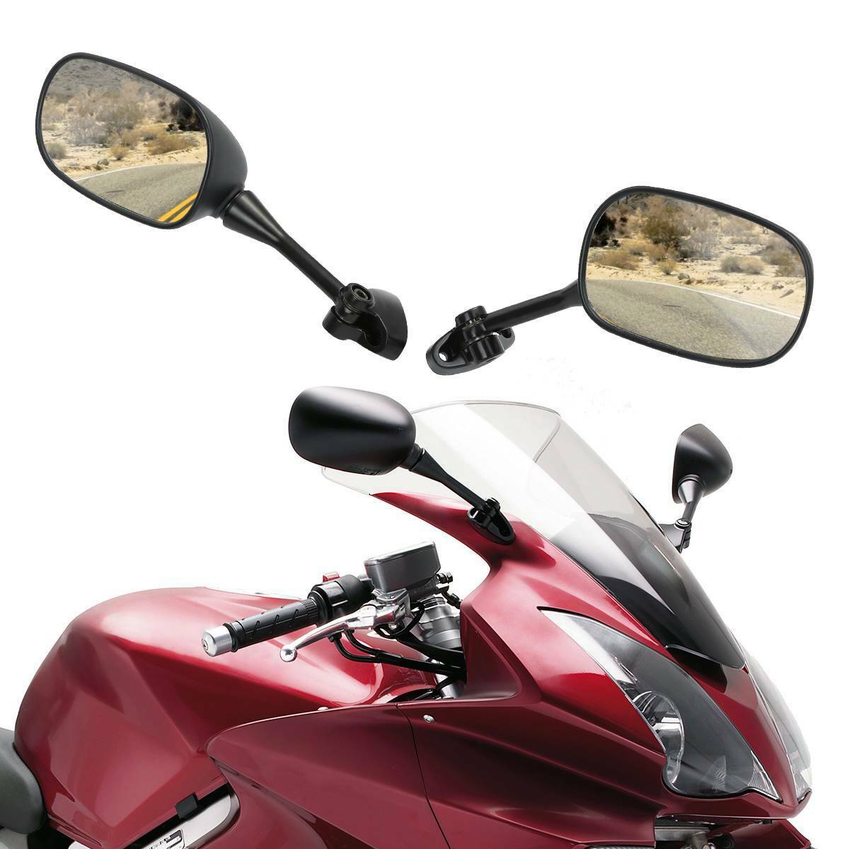 Spiegels Voor Honda Vfr800 Vfr 800 Fi V-TEC 2002-2012 2008 2007 2006 2005 Motorfiets