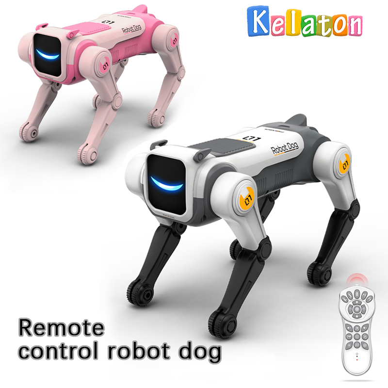 Pilot zdalnego sterowania 2.4 GHz, pies robot do akrobacji, śpiewający i tańczący inteligentny robot RC, zabawny elektroniczny prezent dla dzieci w wieku 8+