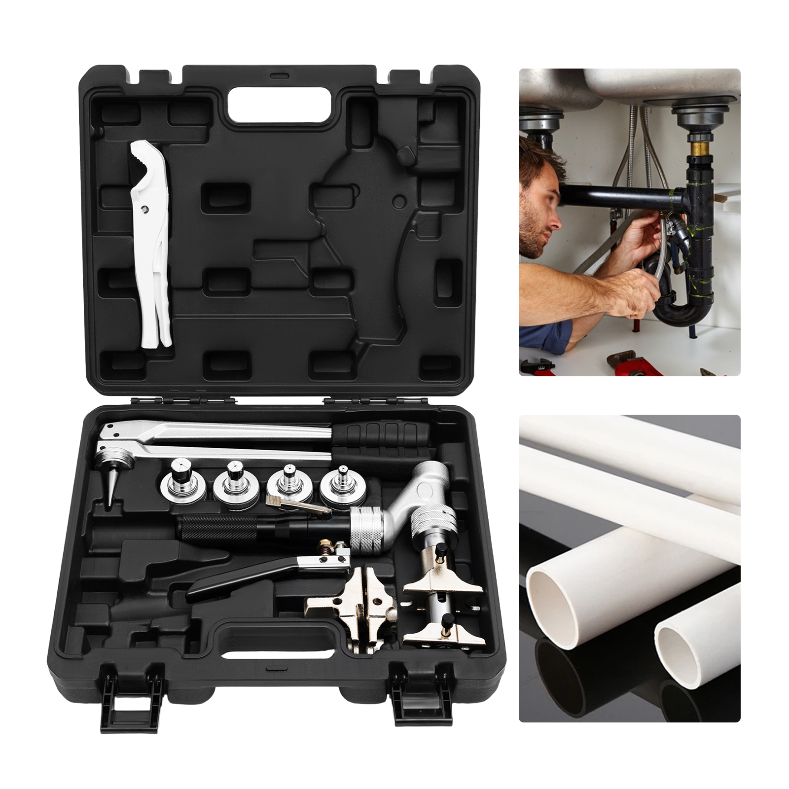 Ferramentas hidráulicas de luva deslizante, ferramenta de pressão hidráulica de 16-32mm, para expandir e crimpar tubo PEX firmemente, tubo PPR