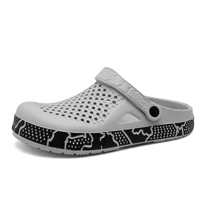 Herren EVA Clogs Sandalen Atmungsaktive Leichte Rutschfeste Sommer-Strandschuhe für Jungen Trendige Outdoor-Pantoffeln