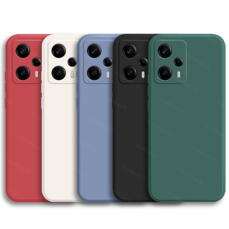 Per Xiaomi Poco F5 Custodia Per Poco F5 Cover Coque Shell Originale Silicone Liquido Morbido TPU Cassa Del Telefono Funda Per Poco F5 X5 Pro