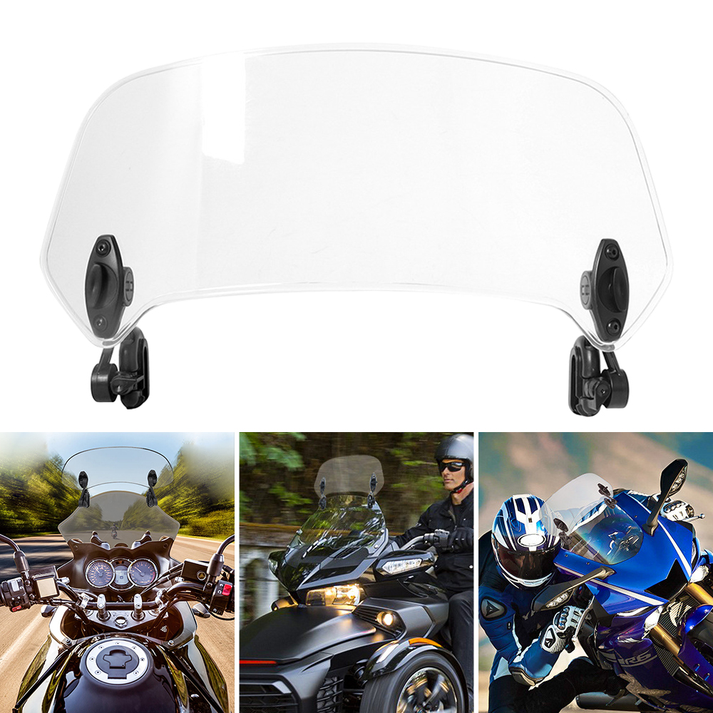 Przedłużanie przedniej szyby motocykla uniwersalny przedłużacz regulowany klips szyby przedniej