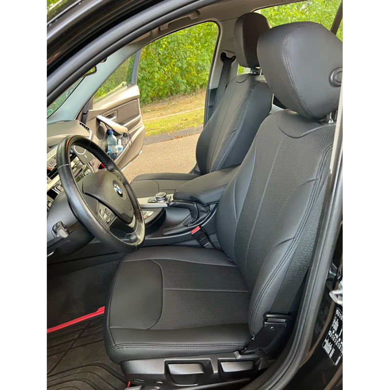Custom Fit Car Seat Covers Accessories For 5 Seats Full Set Leather Specific For BMW 320i Touring F31 Full Covered